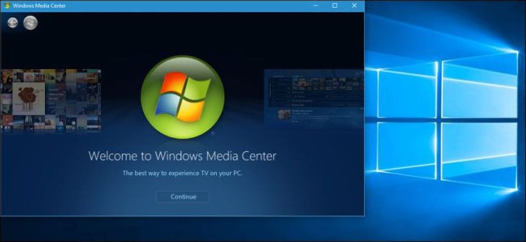 Cómo instalar Windows Media Center en Windows 10