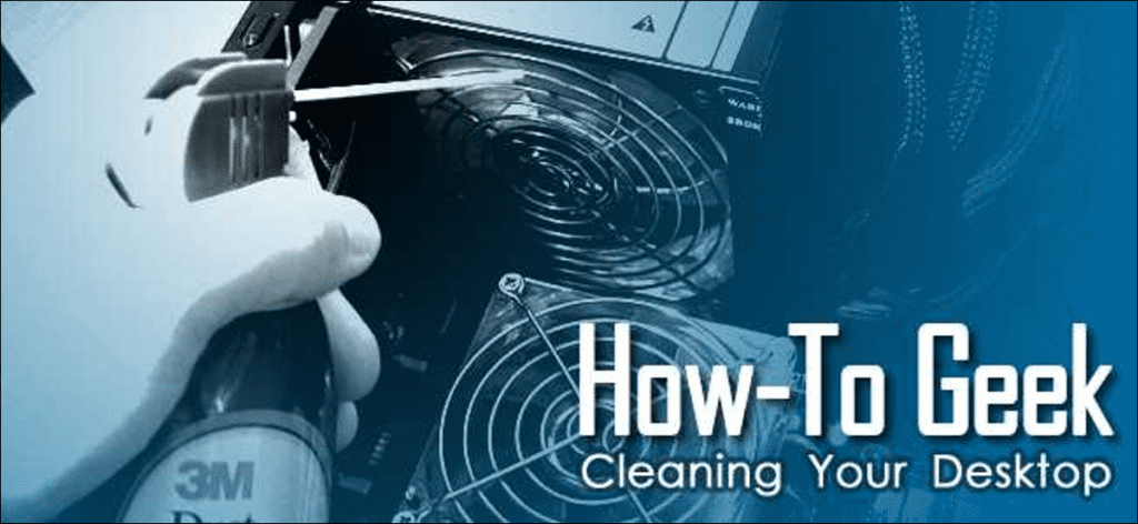 Cómo limpiar profundamente tu escritorio sucio