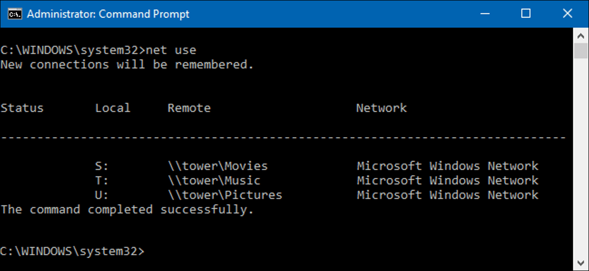 How To Use Net Use In Powershell