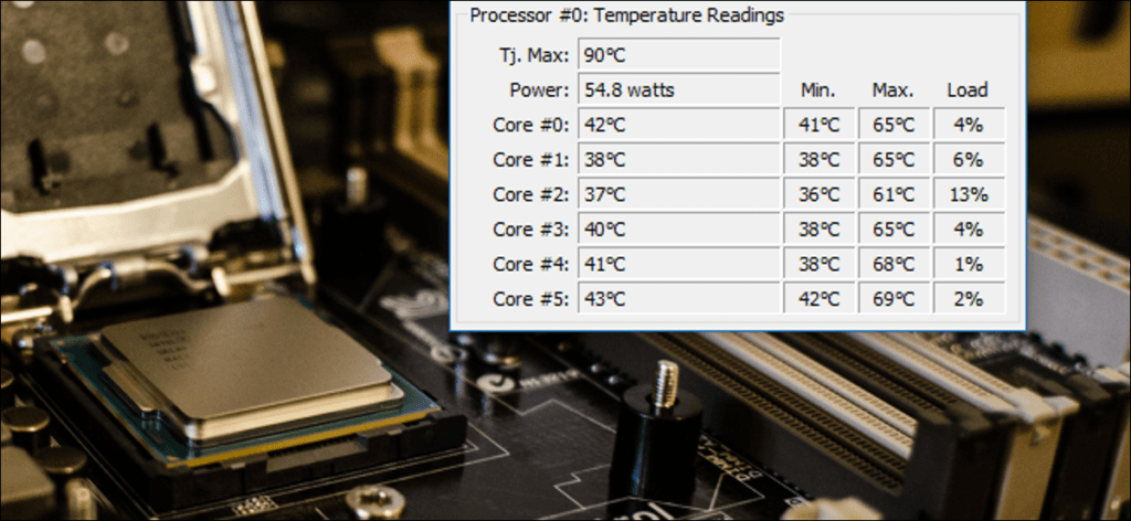 Cómo monitorear la temperatura del procesador de su computadora