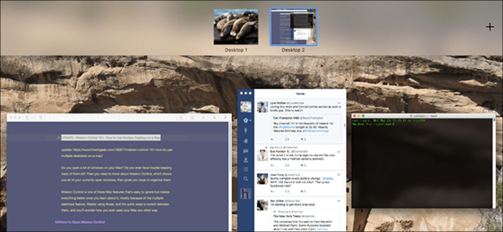 Cómo usar varios escritorios en una Mac