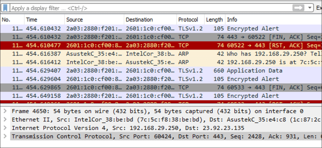 Cómo utilizar Wireshark para capturar, filtrar e inspeccionar paquetes