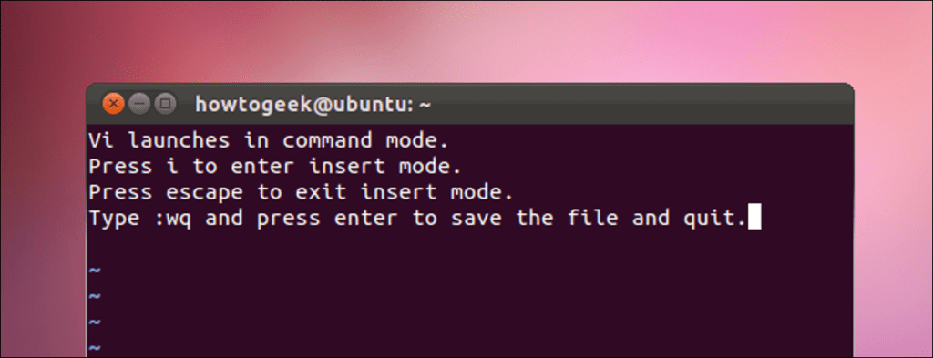 Guía para principiantes para editar archivos de texto con Vi