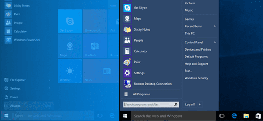 Lleve el menú de inicio de Windows 7 a Windows 10 con Classic Shell