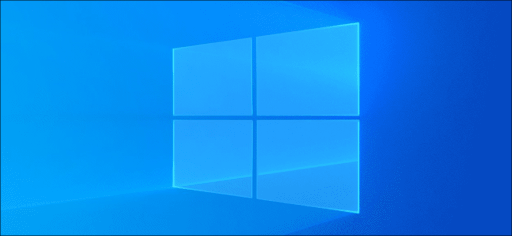 Logotipo de fondo claro de escritorio de Windows 10