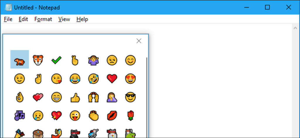 Secret Hotkey abre el nuevo Selector de Emoji de Windows 10 en cualquier aplicación