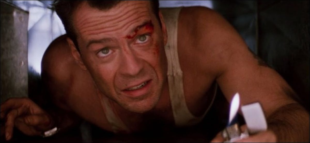 Bruce Willis en Die Hard