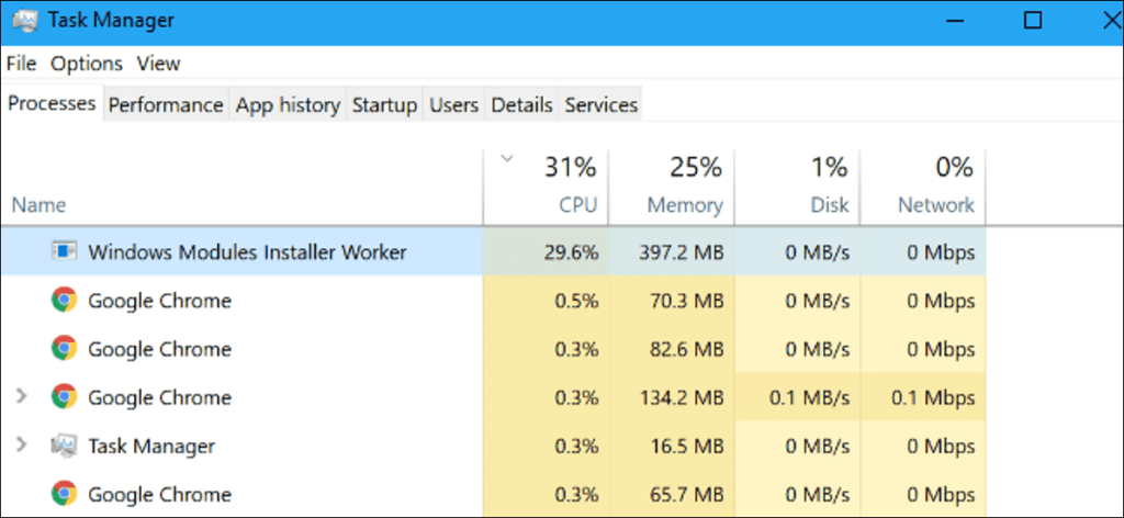 ¿Qué es "Windows Modules Installer Worker" y por qué se ejecuta en mi PC?