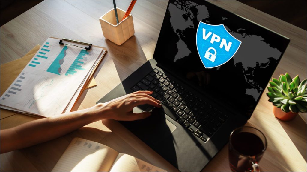 VPN utilizada en la computadora portátil