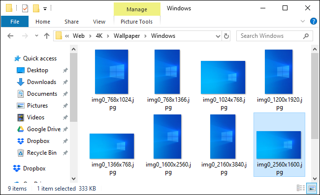 Ubicación predeterminada del fondo de pantalla de Windows que muestra un nuevo fondo de pantalla transparente