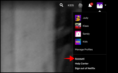 Configuración de la cuenta de Netflix