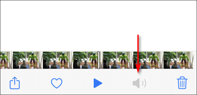 Observe que un video no tiene sonido en Fotos en iPhone o iPad