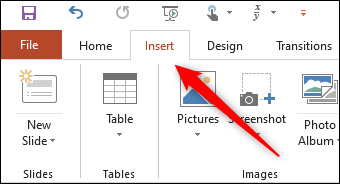 Insertar una pestaña en PowerPoint