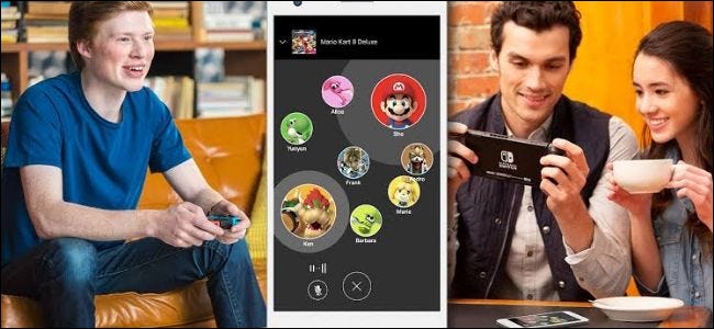 Aplicación móvil en línea Nintendo Switch