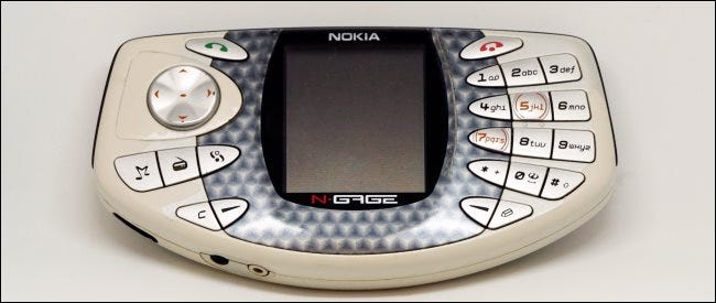 Un dispositivo Nokia N-Gage.