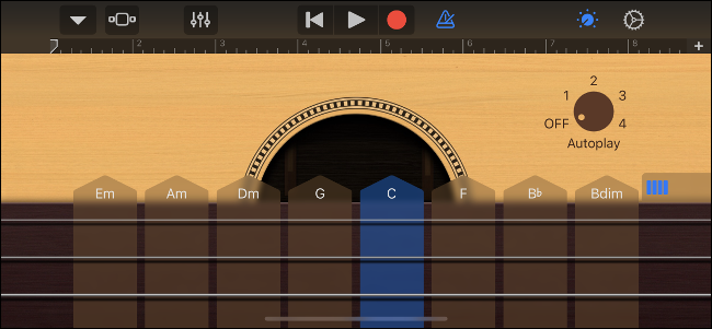 Guitarra inteligente GarageBand