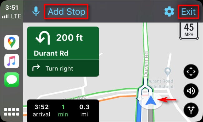 Siga las instrucciones detalladas en Google Maps en CarPlay a través de iPhone.