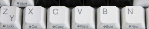 teclado cancelar cortar copiar pegar