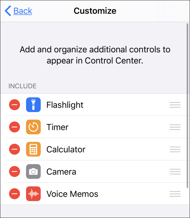 Las notas de voz se agregan al Centro de control en iOS