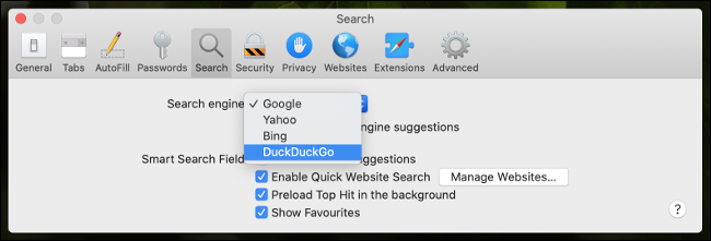 Haga de DuckDuckGo el motor de búsqueda predeterminado en Safari