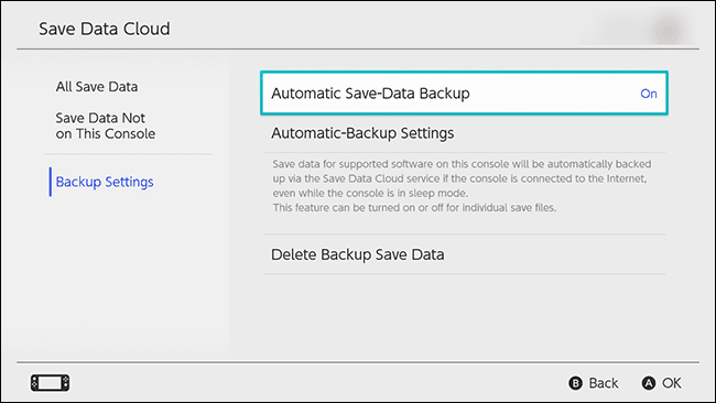 Hacer una copia de seguridad de los datos guardados de Nintendo Switch