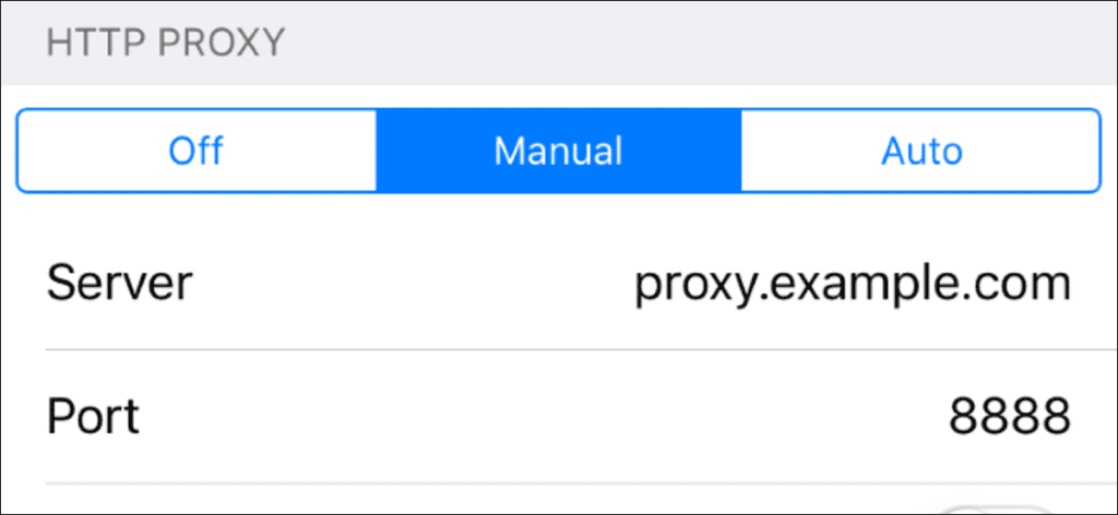 Cómo configurar un servidor proxy en un iPhone o iPad