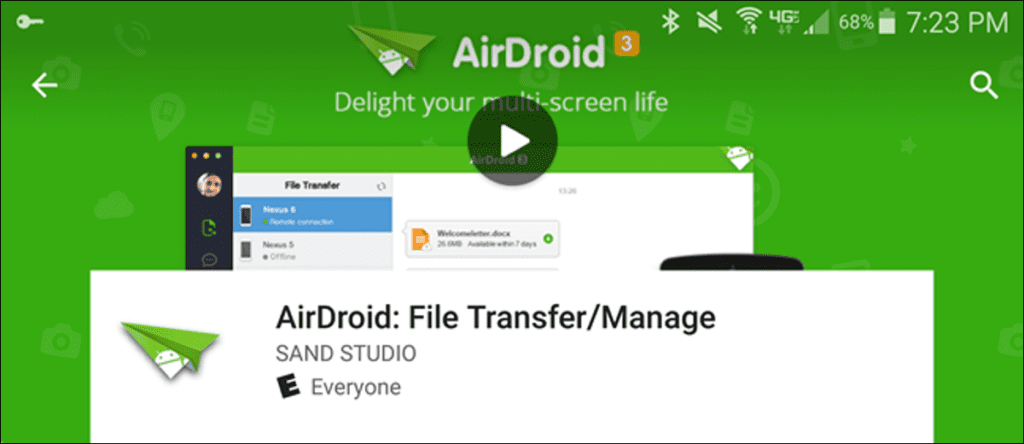 Cómo controlar su dispositivo Android desde su PC usando AirDroid