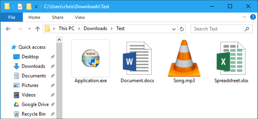 Cómo crear extensiones de archivo de Windows Show