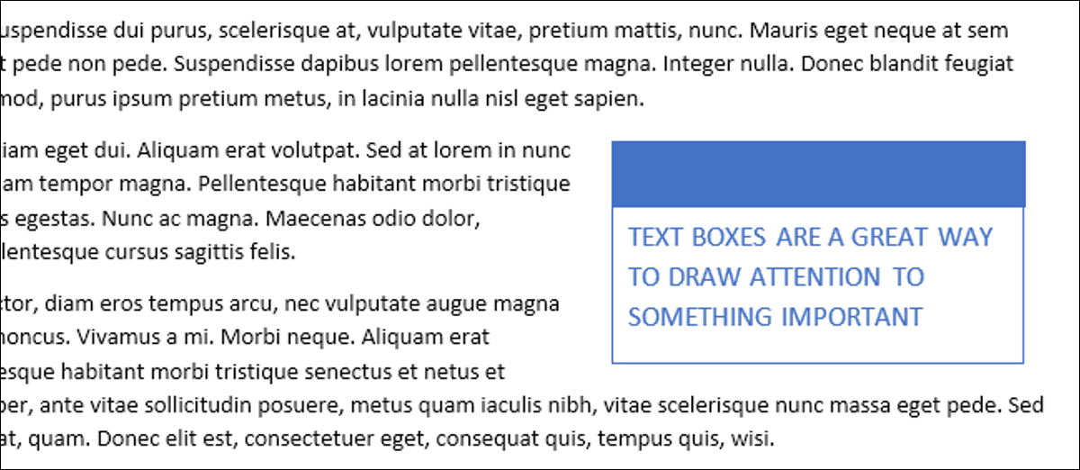 Cómo crear y formatear un cuadro de texto en Microsoft Word