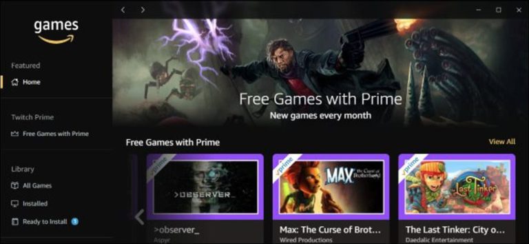 Cómo descargar la aplicación Amazon Games para juegos de Twitch Prime