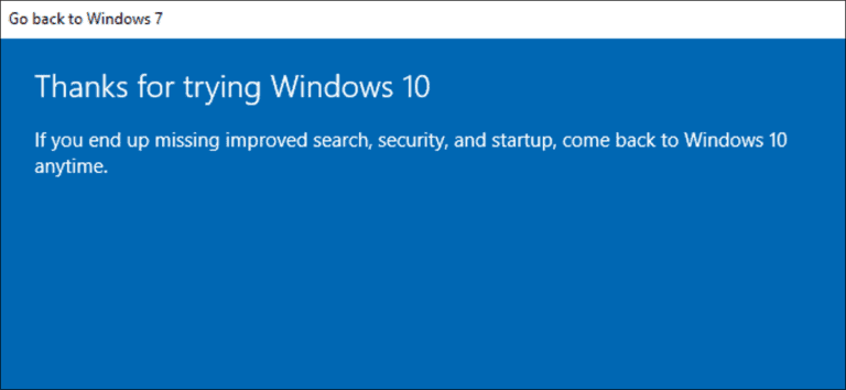 Cómo desinstalar Windows 10 y cambiar a Windows 7 u 8.1