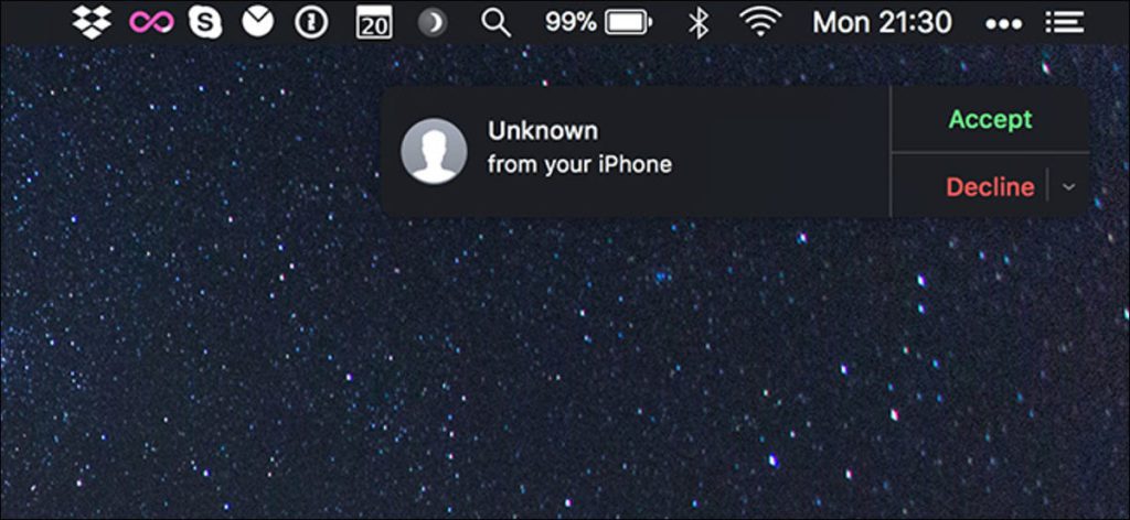 Cómo evitar que las llamadas telefónicas entrantes suenen en su Mac y iPad