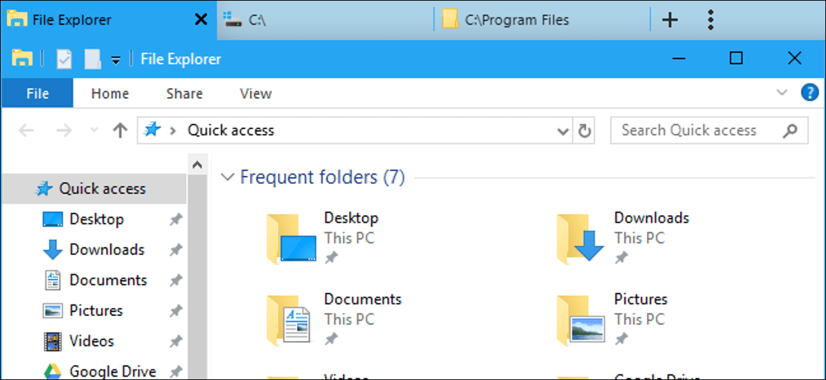 Cómo Obtener Pestañas Del Explorador De Archivos Ahora En Windows 10 Experto Geek 8927