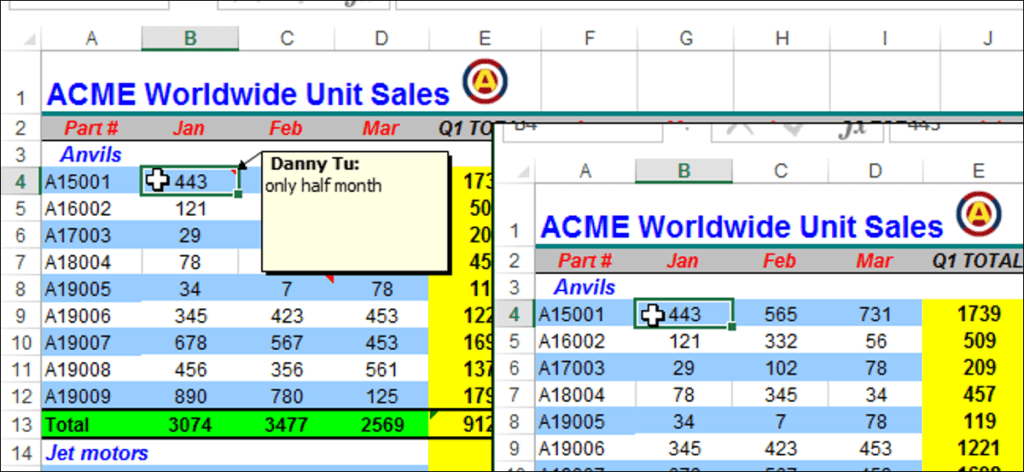 Cómo ocultar comentarios, fórmulas, texto desbordado y líneas de cuadrícula en Excel