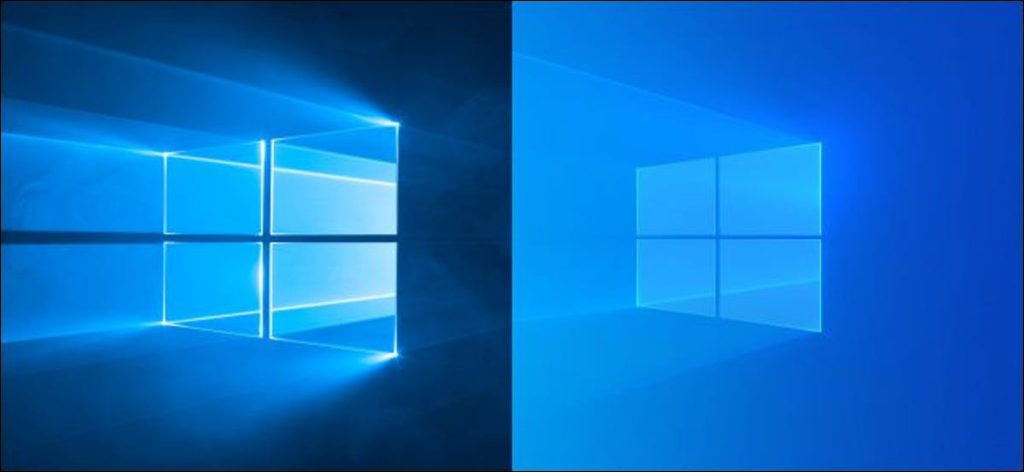 Fondos de pantalla predeterminados antiguos y nuevos de Windows 10