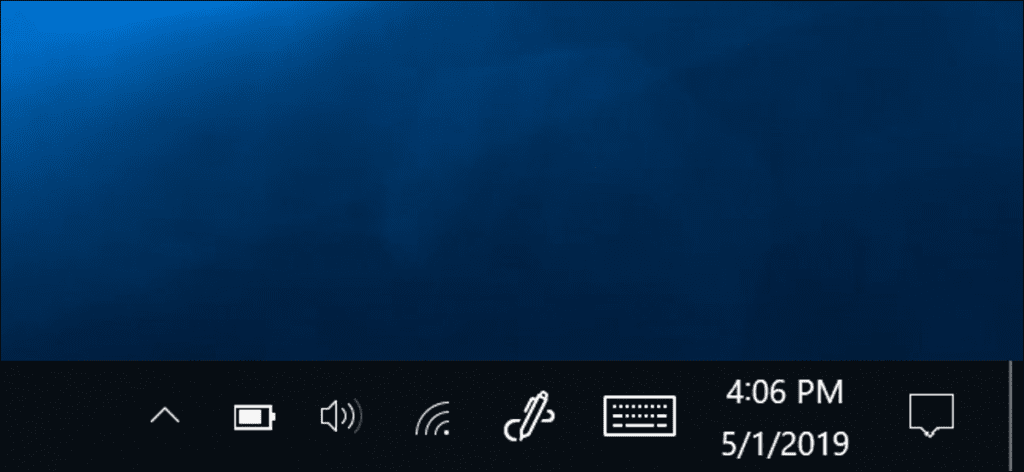 Cómo restaurar un icono de batería faltante en la barra de tareas de Windows 10