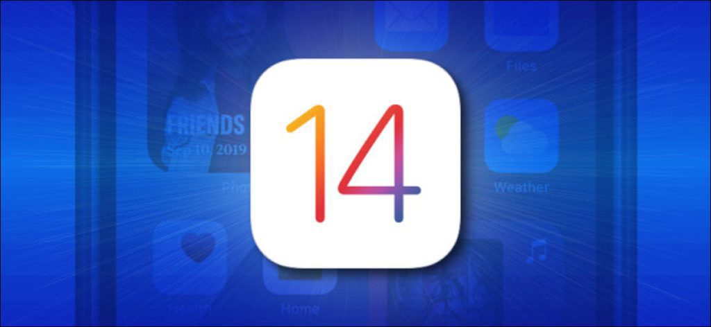 Logotipo de Apple iOS 14 y iPad OS 14