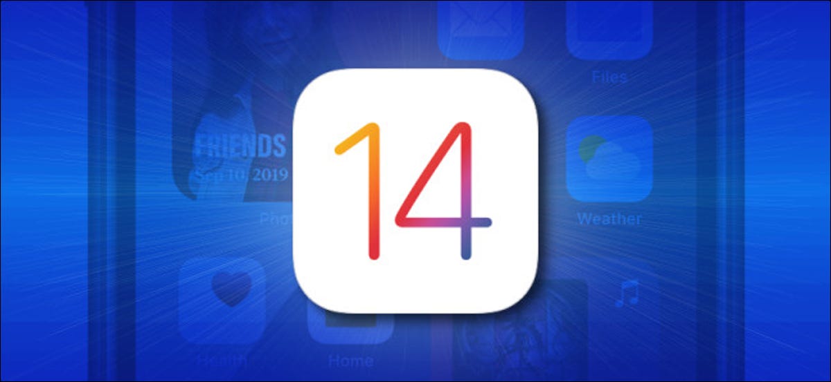 Logotipo de Apple iOS 14 y iPad OS 14