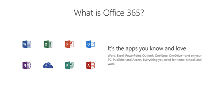 ¿Qué aplicaciones vienen con Office 365?