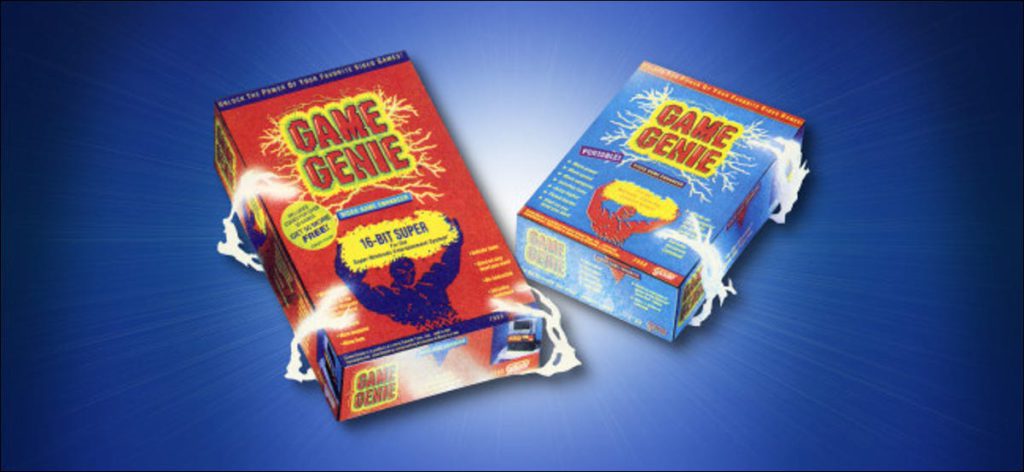 Galoob Game Genie SNES y Game Boy Box