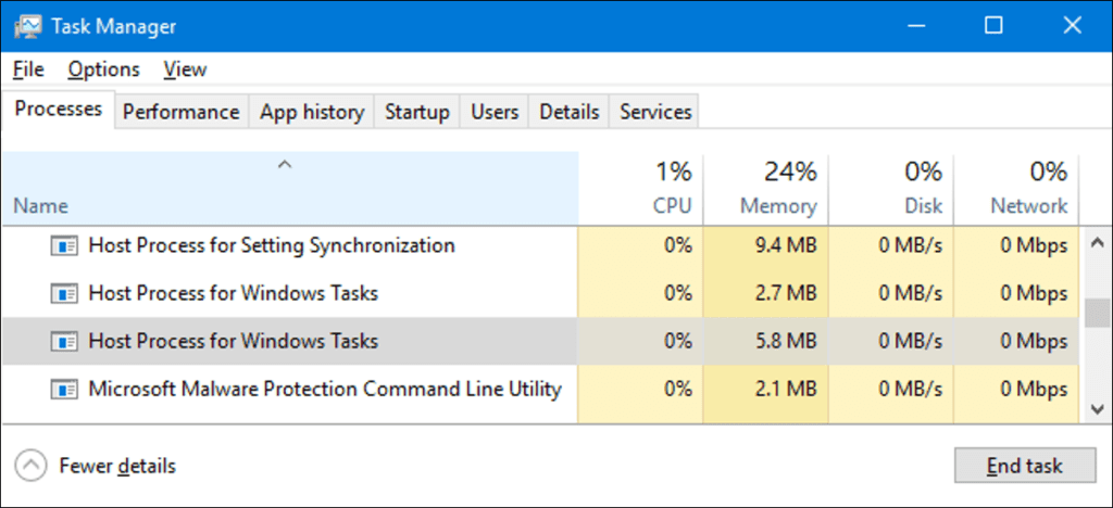 ¿Qué es el "proceso de host para tareas de Windows" y por qué se ejecutan tantos procesos en mi PC?