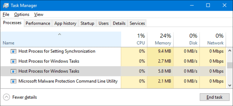¿Qué es el «proceso de host para tareas de Windows» y por qué se ejecutan tantos procesos en mi PC?