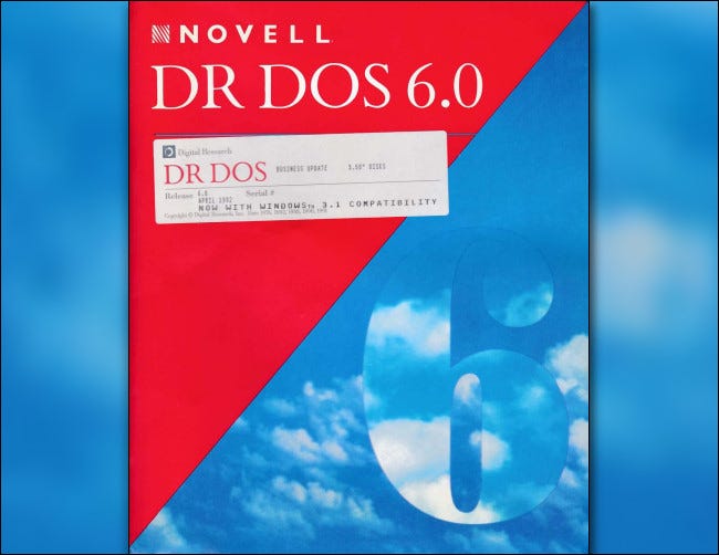 Novell DR-DOS 6 caja