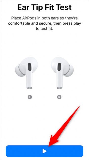 Botón de reproducción Apple AirPods Pro Select