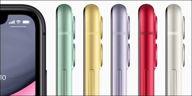 Apple iPhone 11 en diferentes colores