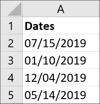 Formatos de fecha de EE. UU. Para convertir