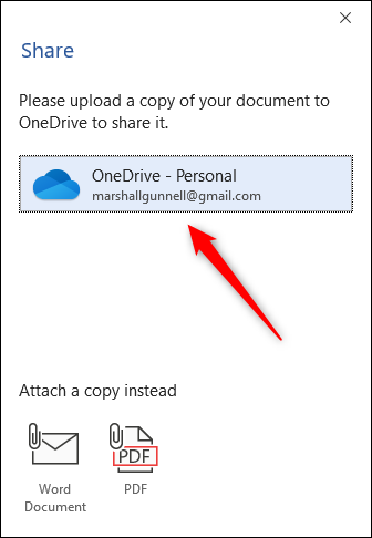 Cargar un documento en OneDrive