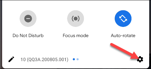 Atajo de configuración de Android