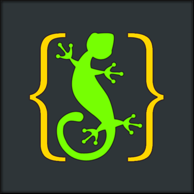 Logotipo de lagarto de medianoche