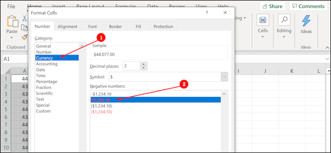 Moneda en formato Excel